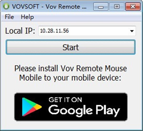 Vov Remote Mouse截圖