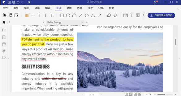 万兴PDF专家绿色版