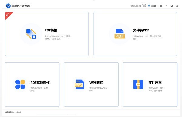 赤兔PDF轉(zhuǎn)換器截圖