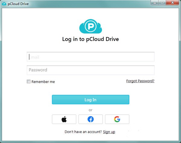 pCloud Drive截圖