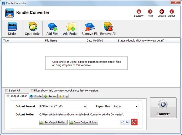 Kindle Converter截圖