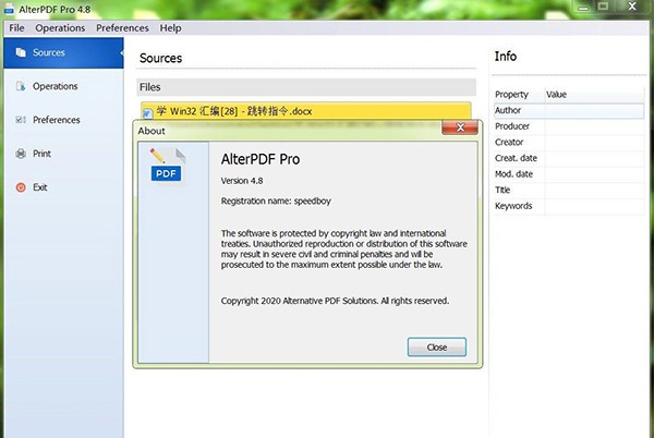 AlterPDF Pro截图