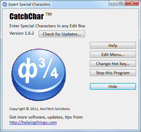 CatchChar截圖