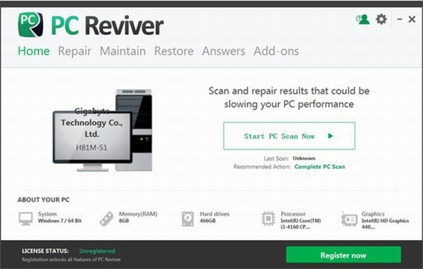 PC Reviver截圖