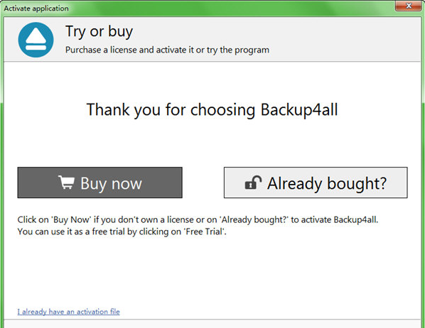 Backup4all截圖