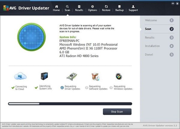 AVG Driver Updater截圖