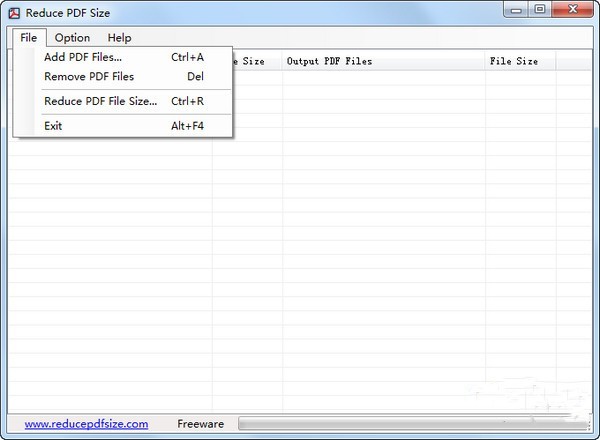 Reduce PDF Size截圖