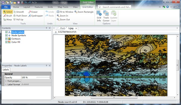 Golden Software Surfer截圖