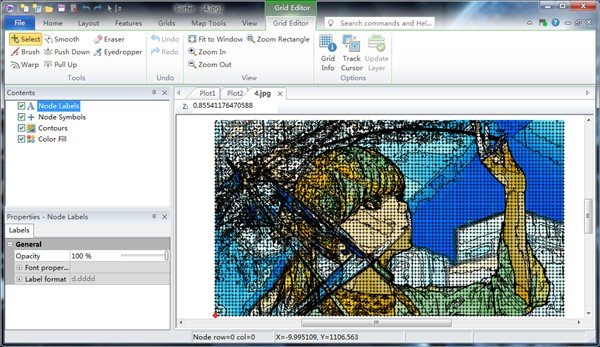 Golden Software Surfer截圖