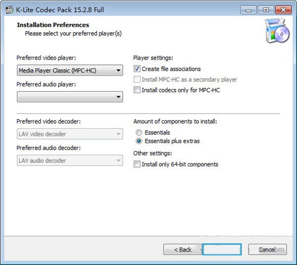 K-Lite Codec Pack Full截圖
