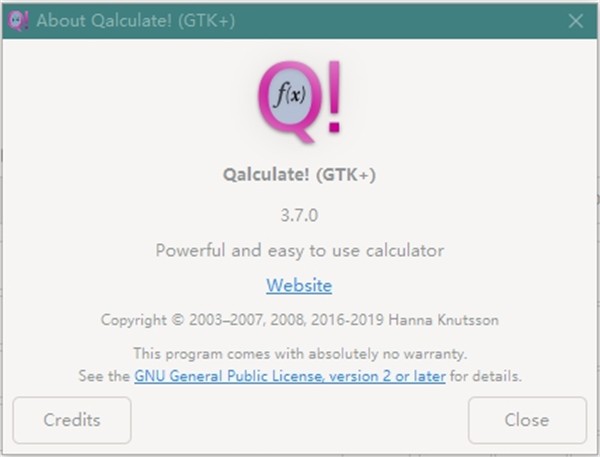 Qalculate截圖