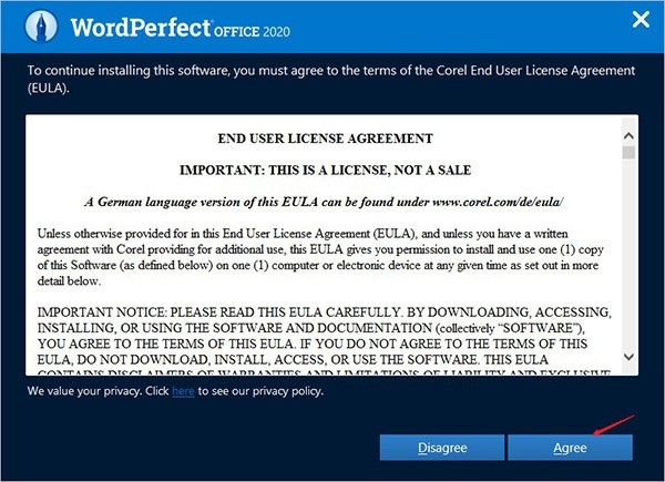 WordPerfect截圖