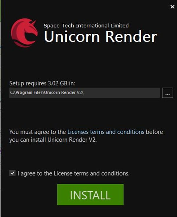 Unicorn Render截圖