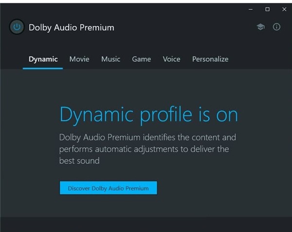 Dolby Audio Premium截圖