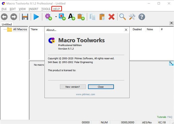 Pitrinec Macro Toolworks截圖