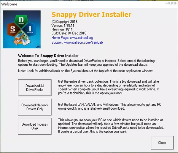 Snappy Driver Installer截圖