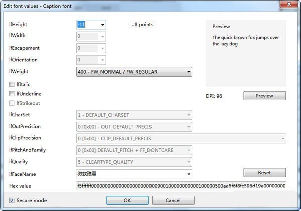 Alternate Font Sizer截圖