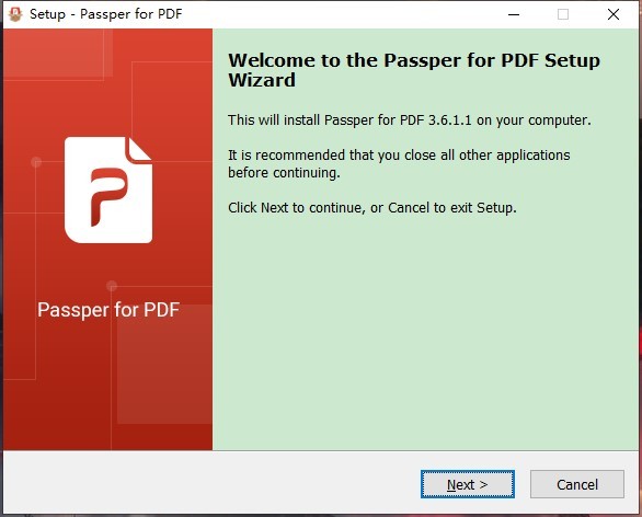 Passper for PDF密碼恢復(fù)工具截圖