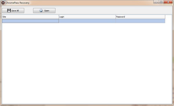 ChromePass recovery截圖
