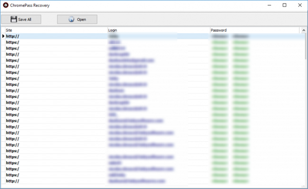 ChromePass recovery截圖
