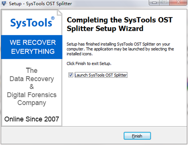 SysTools OST Splitter截圖