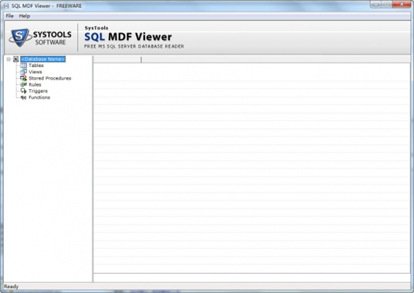 SysTools MDF Viewer