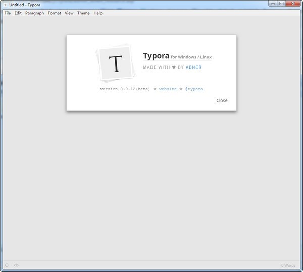 Typora Windows截圖