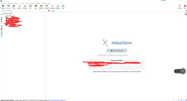 MobaXterm Professional截圖