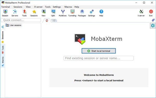 MobaXterm Professional截圖