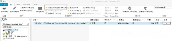 SDL Trados Studio截圖