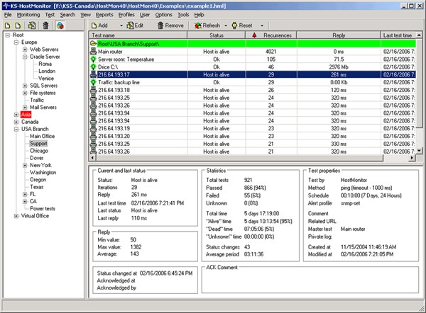 Advanced HostMonitor截圖