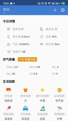 快天氣截圖