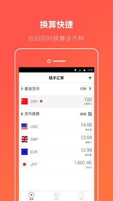 桔子匯率截圖