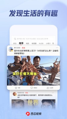 西瓜視頻軟件截圖