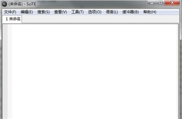 Scite編輯器截圖