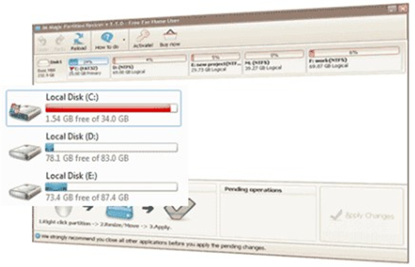 IM魔术分区调整