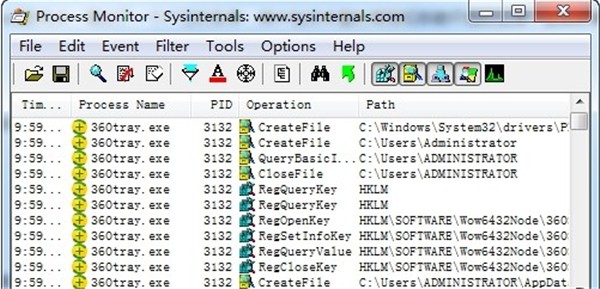 Process Monitor截图