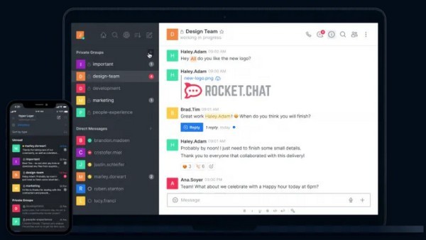 RocketChat截圖