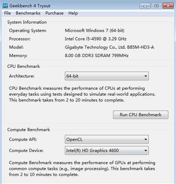 Geekbench4截圖
