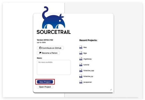 Sourcetrail截圖