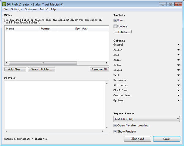 文件清单生成器