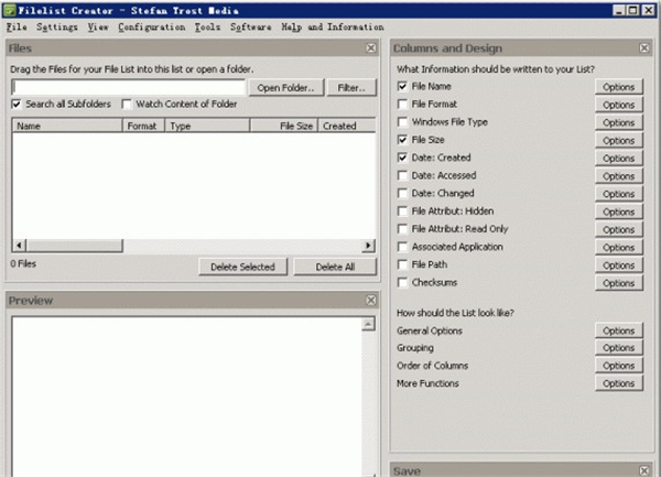 文件清单生成器