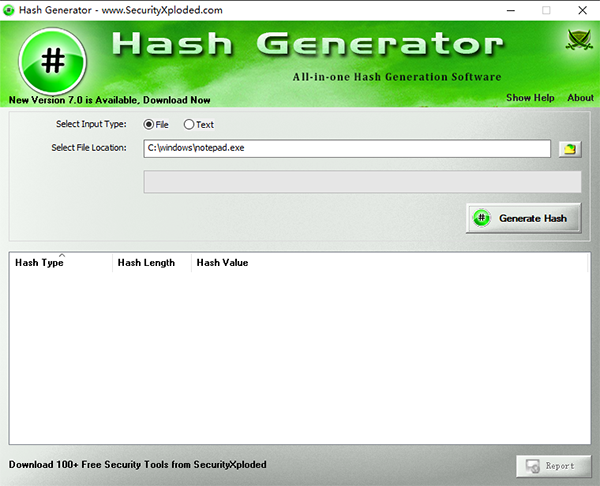 Hash Generator截圖