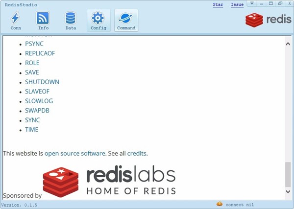 Redis Studio截圖