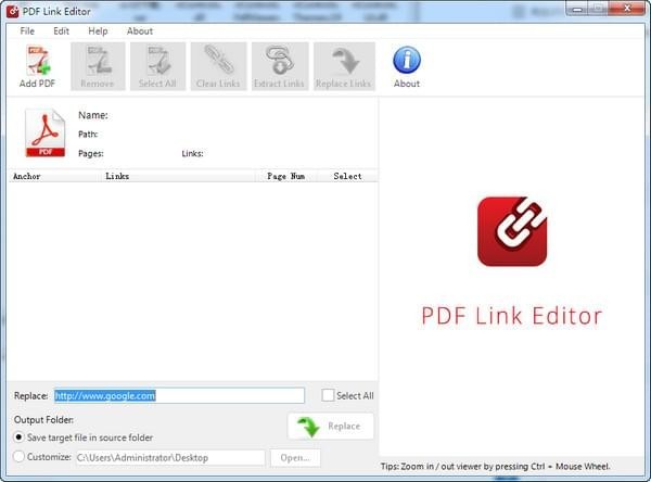 PDF Link Editor截圖