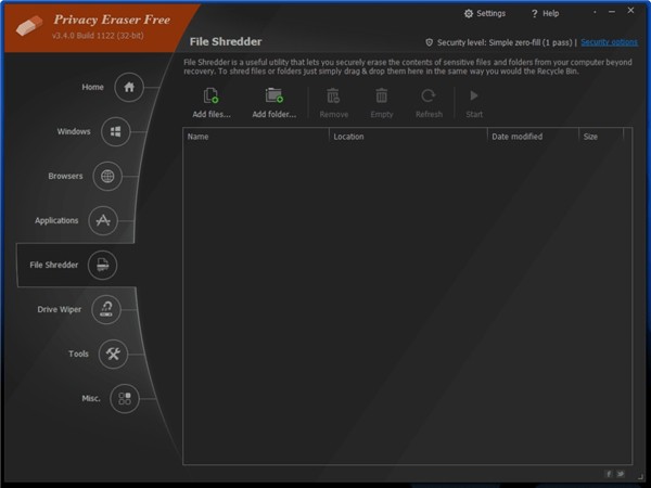 Privacy Eraser Free截圖