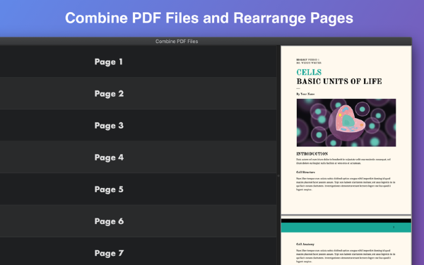Combine PDF Files截圖