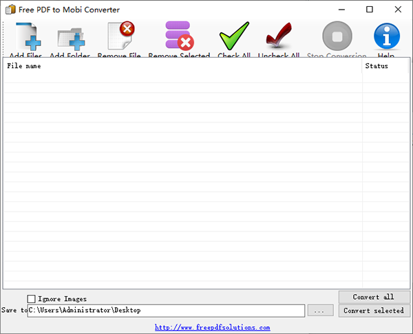 Free PDF to Mobi Converter