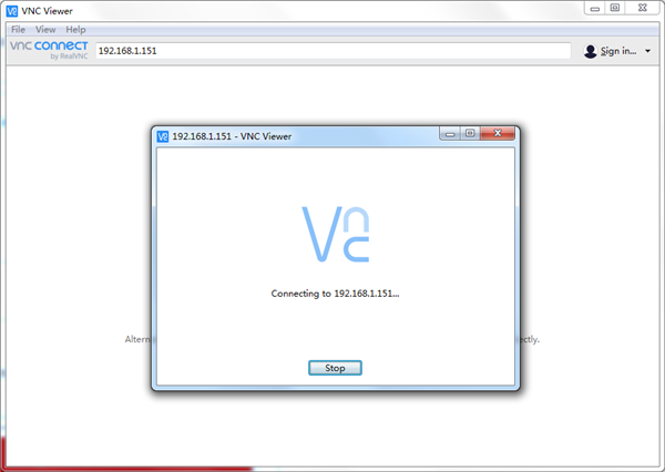 VNC Viewer截圖