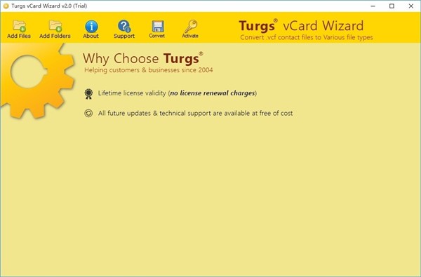 Turgs vCard Wizard截圖